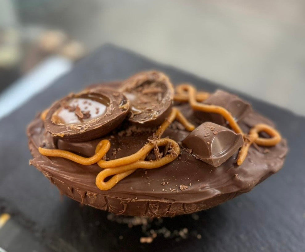 Half Kilo Easter caramel brownie filled egg (Ltd Edition)