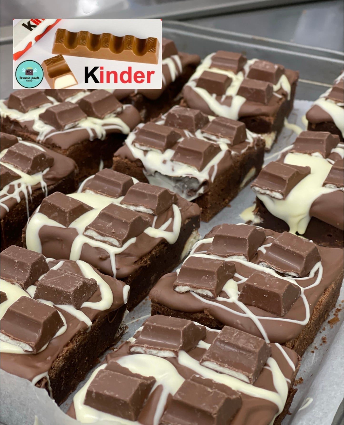 Kinder Chocolate Brownie