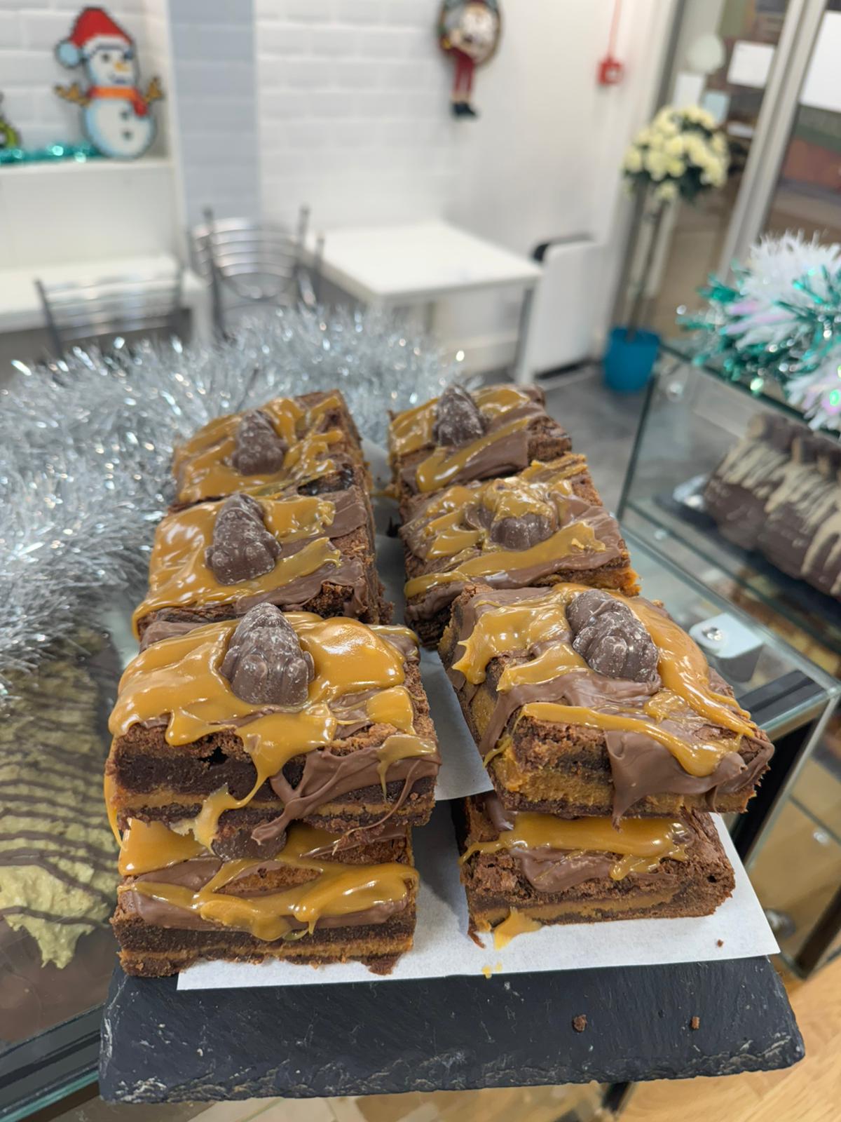 Salted caramel gonk Brownie