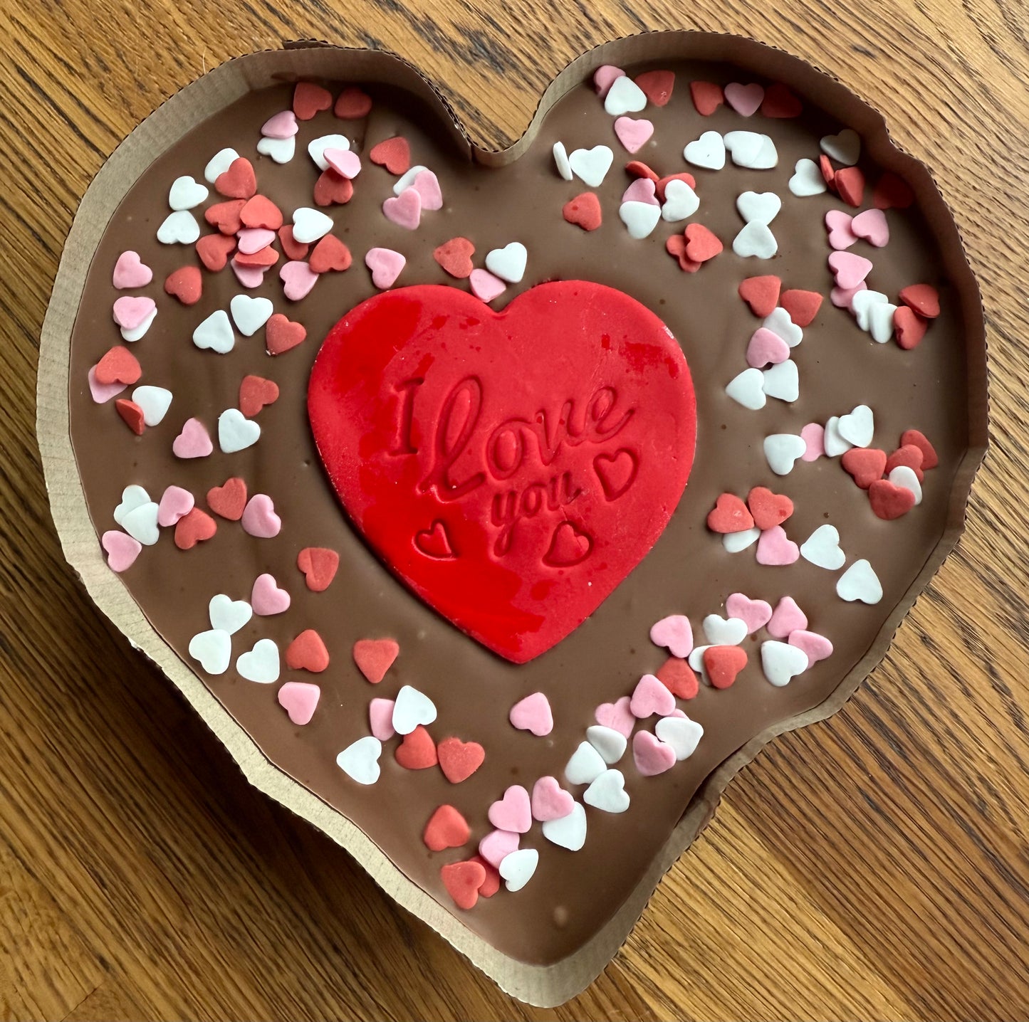 Giant 3/4 Kilo Brownie Heart