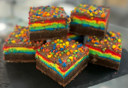 Rainbow brownie