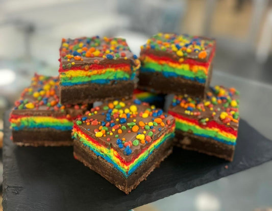 Rainbow layer Brownie