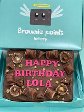 Load image into Gallery viewer, Personalised brownie slab Nut medley
